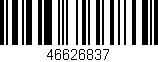 Código de barras (EAN, GTIN, SKU, ISBN): '46626837'