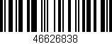Código de barras (EAN, GTIN, SKU, ISBN): '46626838'