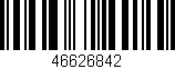 Código de barras (EAN, GTIN, SKU, ISBN): '46626842'