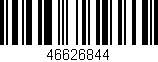 Código de barras (EAN, GTIN, SKU, ISBN): '46626844'