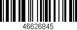 Código de barras (EAN, GTIN, SKU, ISBN): '46626845'