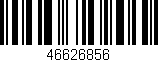 Código de barras (EAN, GTIN, SKU, ISBN): '46626856'