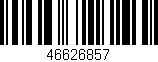 Código de barras (EAN, GTIN, SKU, ISBN): '46626857'