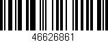 Código de barras (EAN, GTIN, SKU, ISBN): '46626861'