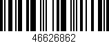 Código de barras (EAN, GTIN, SKU, ISBN): '46626862'