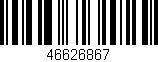 Código de barras (EAN, GTIN, SKU, ISBN): '46626867'