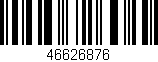 Código de barras (EAN, GTIN, SKU, ISBN): '46626876'