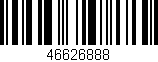 Código de barras (EAN, GTIN, SKU, ISBN): '46626888'