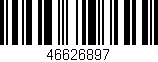 Código de barras (EAN, GTIN, SKU, ISBN): '46626897'