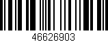 Código de barras (EAN, GTIN, SKU, ISBN): '46626903'