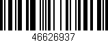 Código de barras (EAN, GTIN, SKU, ISBN): '46626937'