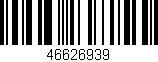 Código de barras (EAN, GTIN, SKU, ISBN): '46626939'