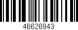 Código de barras (EAN, GTIN, SKU, ISBN): '46626943'