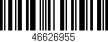 Código de barras (EAN, GTIN, SKU, ISBN): '46626955'