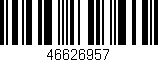 Código de barras (EAN, GTIN, SKU, ISBN): '46626957'