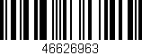 Código de barras (EAN, GTIN, SKU, ISBN): '46626963'