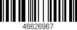 Código de barras (EAN, GTIN, SKU, ISBN): '46626967'