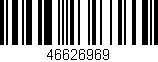Código de barras (EAN, GTIN, SKU, ISBN): '46626969'