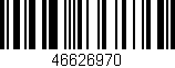Código de barras (EAN, GTIN, SKU, ISBN): '46626970'