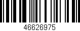 Código de barras (EAN, GTIN, SKU, ISBN): '46626975'