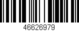 Código de barras (EAN, GTIN, SKU, ISBN): '46626979'