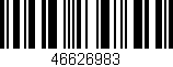 Código de barras (EAN, GTIN, SKU, ISBN): '46626983'