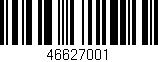 Código de barras (EAN, GTIN, SKU, ISBN): '46627001'