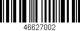 Código de barras (EAN, GTIN, SKU, ISBN): '46627002'