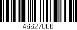 Código de barras (EAN, GTIN, SKU, ISBN): '46627006'