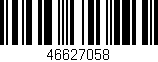 Código de barras (EAN, GTIN, SKU, ISBN): '46627058'