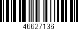 Código de barras (EAN, GTIN, SKU, ISBN): '46627136'