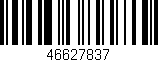 Código de barras (EAN, GTIN, SKU, ISBN): '46627837'