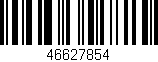 Código de barras (EAN, GTIN, SKU, ISBN): '46627854'