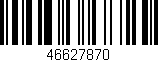 Código de barras (EAN, GTIN, SKU, ISBN): '46627870'