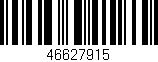 Código de barras (EAN, GTIN, SKU, ISBN): '46627915'