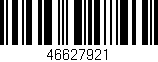 Código de barras (EAN, GTIN, SKU, ISBN): '46627921'