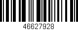 Código de barras (EAN, GTIN, SKU, ISBN): '46627928'