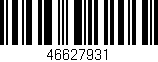 Código de barras (EAN, GTIN, SKU, ISBN): '46627931'