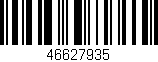 Código de barras (EAN, GTIN, SKU, ISBN): '46627935'