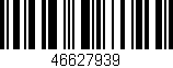 Código de barras (EAN, GTIN, SKU, ISBN): '46627939'