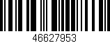 Código de barras (EAN, GTIN, SKU, ISBN): '46627953'