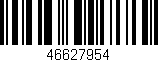 Código de barras (EAN, GTIN, SKU, ISBN): '46627954'