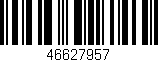 Código de barras (EAN, GTIN, SKU, ISBN): '46627957'
