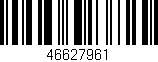 Código de barras (EAN, GTIN, SKU, ISBN): '46627961'