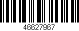 Código de barras (EAN, GTIN, SKU, ISBN): '46627967'