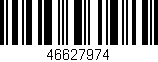Código de barras (EAN, GTIN, SKU, ISBN): '46627974'
