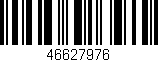 Código de barras (EAN, GTIN, SKU, ISBN): '46627976'