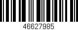 Código de barras (EAN, GTIN, SKU, ISBN): '46627985'