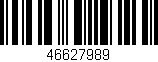 Código de barras (EAN, GTIN, SKU, ISBN): '46627989'