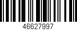Código de barras (EAN, GTIN, SKU, ISBN): '46627997'